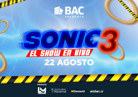 SONIC LA PELICULA EN VIVO