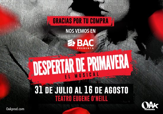 DESPERTAR DE PRIMAVERA EL MUSICAL
