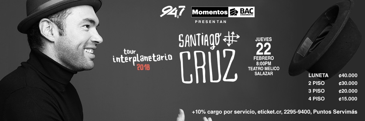 SANTIAGO CRUZ - TOUR INTERPLANETARIO