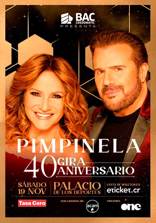 PIMPINELA PALACIO DE LOS DEPORTES HEREDIA Información del evento