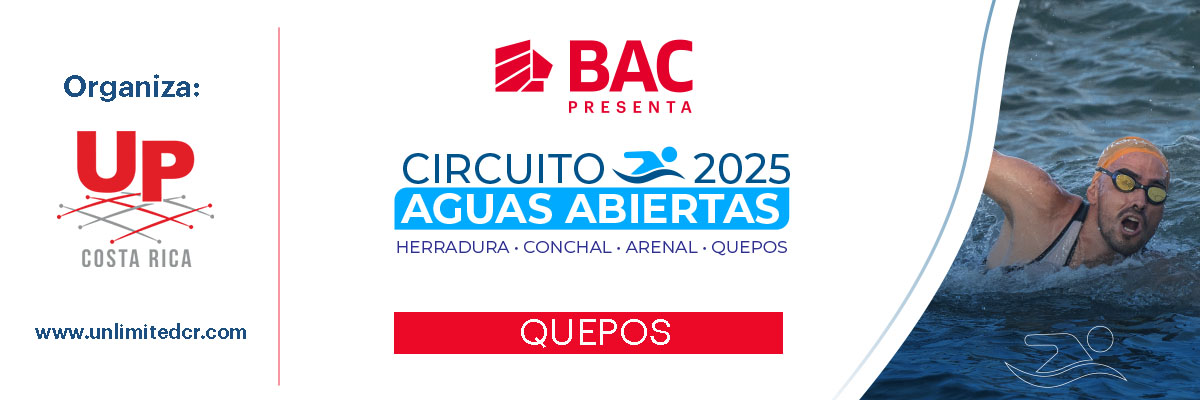 CIRCUITO AGUAS ABIERTAS QUEPOS 2025 - PRESENTADO POR BAC