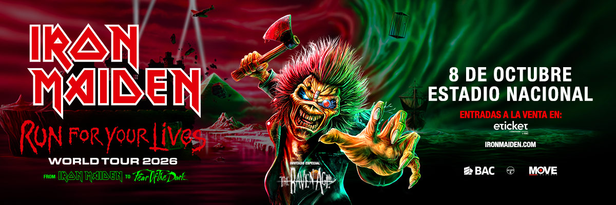 IRON MAIDEN WORLD TOUR  2026 - PARA MAYORES 18 A�OS