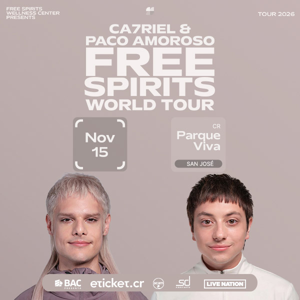 CA7RIEL Y PACO AMOROSO-FREE SPIRITS-ULTIMATE VIP EXPERIENCE- PARA +18 AÑOS