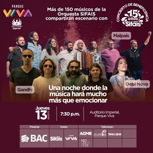 CONCIERTO BENEFICO 15 AÑOS SIFAIS