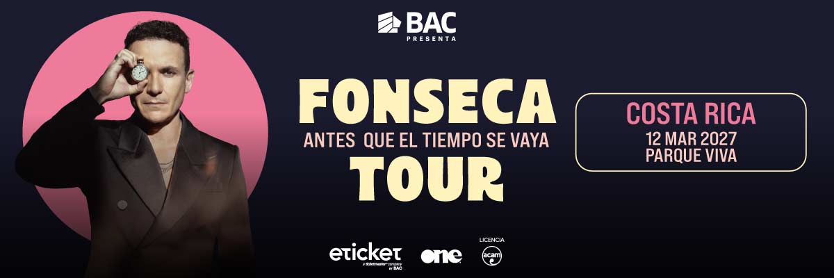  ANTES QUE EL TIEMPO SE VAYA TOUR - FONSECA PARA MAYORES 12 A�OS