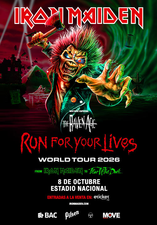 IRON MAIDEN WORLD TOUR 2026