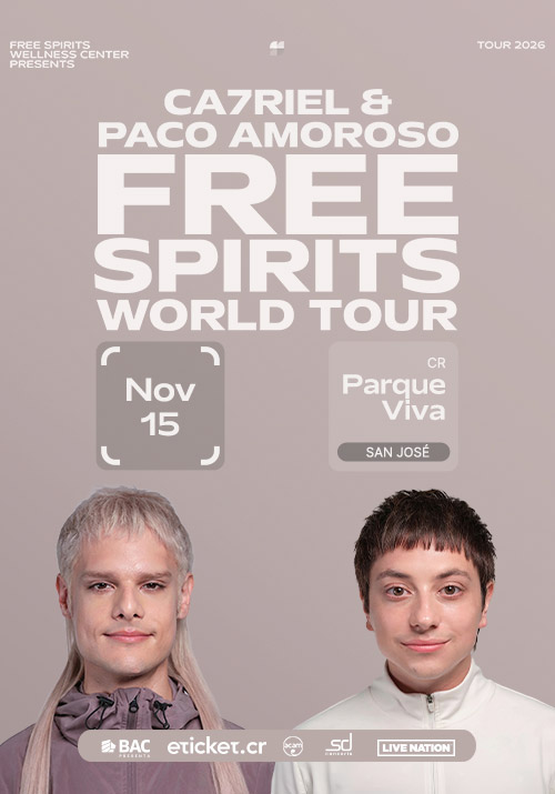 CA7RIEL Y PACO AMOROSO-FREE SPIRITS-ULTIMATE VIP EXPERIENCE- PARA +18 AÑOS