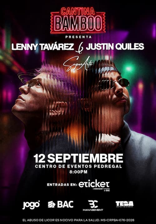 BAMBOO - LENNY TAVAREZ Y JUSTIN QUILES - PARA MAYORES 18 AÑOS